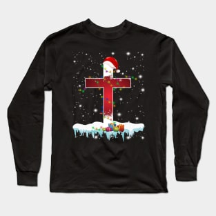 The Cross Christmas Day Costume Gift Long Sleeve T-Shirt